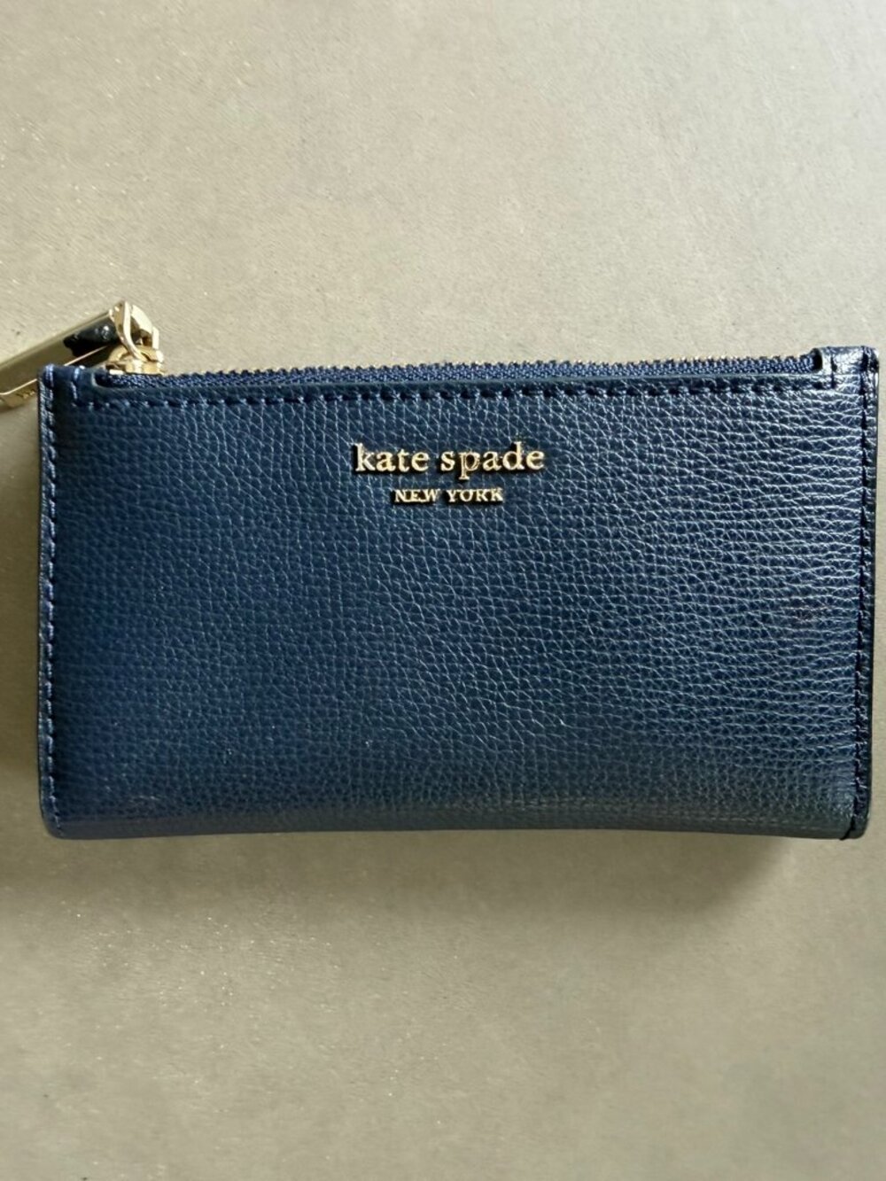 Kate Spade New York Navy Leather Bifold Wallet